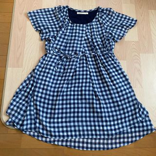 アズノウアズ(AS KNOW AS)の👗お値下げ👗ワンピース　膝丈　as know as ギンガムチェック(ひざ丈ワンピース)