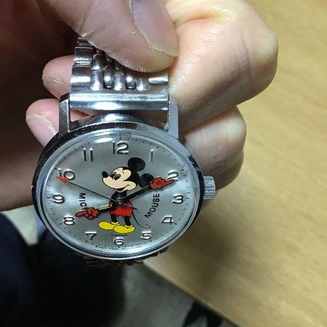 せいちょん様専用　ヘルブロス　手巻きミッキーマウス時計　オフィシャル物 メンズの時計(腕時計(アナログ))の商品写真