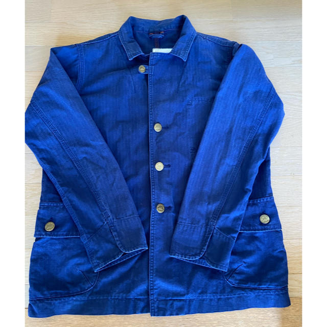 KATO`(カトー)のKATO  ヘリンボーンワークカバーオール メンズのジャケット/アウター(カバーオール)の商品写真