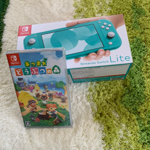 新品 Nintendo Switch LITE どうぶつの森 ソフト セット売