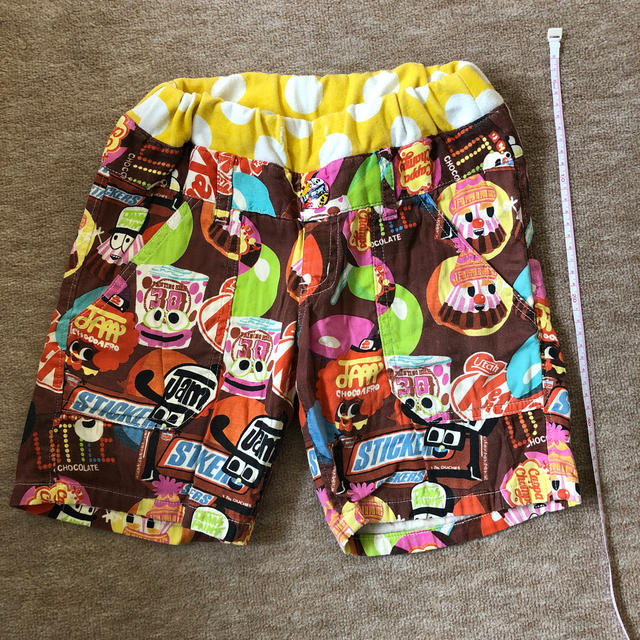 JAM(ジャム)のJAM ハーフパンツ 140 半ズボン 男女兼用 クマテン チョコ キッズ/ベビー/マタニティのキッズ服男の子用(90cm~)(パンツ/スパッツ)の商品写真