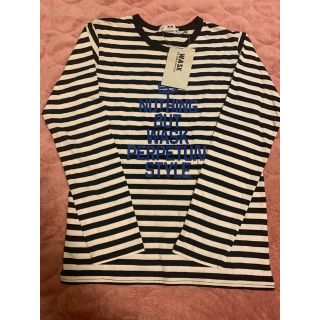 ワスク(WASK)の新品　WASK ワスク　ボーダー柄　長袖Tシャツ　ロンT 150cm(Tシャツ/カットソー)