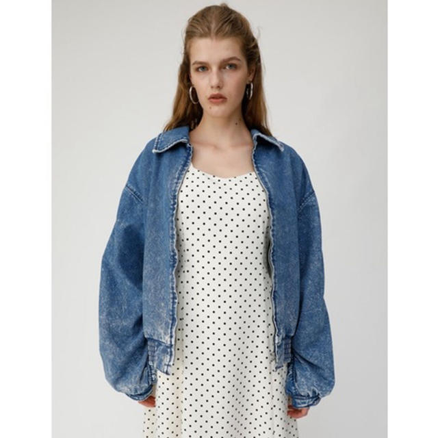 moussy(マウジー)のmoussy OVERSIZED DENIM BLOUSON  メンズのジャケット/アウター(Gジャン/デニムジャケット)の商品写真