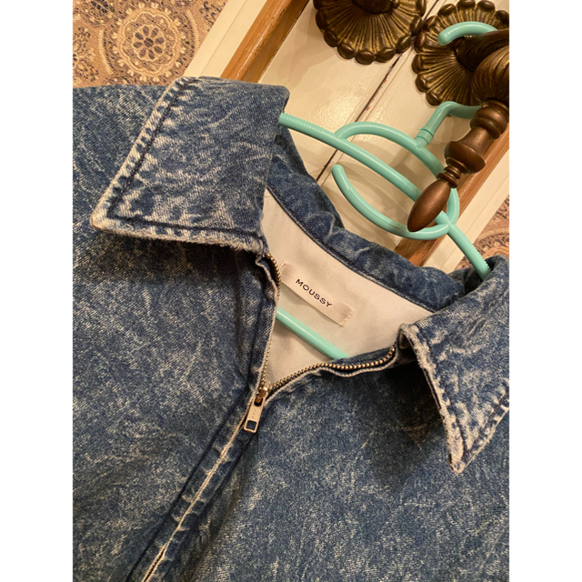 moussy(マウジー)のmoussy OVERSIZED DENIM BLOUSON  メンズのジャケット/アウター(Gジャン/デニムジャケット)の商品写真