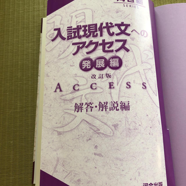 入試現代文へのアクセス 発展編 改訂版 エンタメ/ホビーの本(語学/参考書)の商品写真