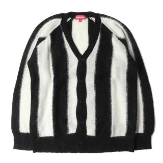 シュプリーム(Supreme)のsupreme striped mohair cardigan(ニット/セーター)