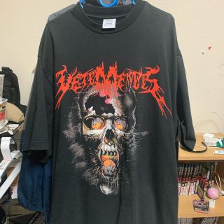 ヴェトモンvetements スカルTシャツ フロント-