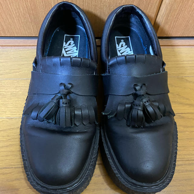 vans タッセル付スリッポン BK | フリマアプリ ラクマ