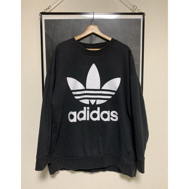 adidas(アディダス)のadidas トレフォイル　三つ葉　デカロゴ　オーバーサイズ メンズのトップス(スウェット)の商品写真