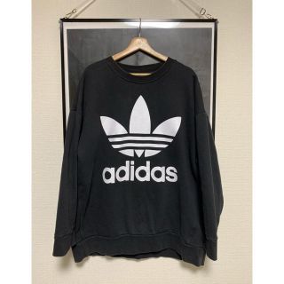 アディダス(adidas)のadidas トレフォイル　三つ葉　デカロゴ　オーバーサイズ(スウェット)