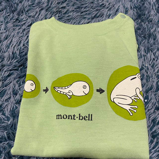 mont bell(モンベル)のモンベル montbell Tシャツ 90センチ キッズ/ベビー/マタニティのキッズ服男の子用(90cm~)(Tシャツ/カットソー)の商品写真