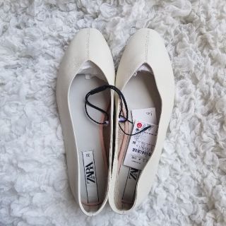 ザラ(ZARA)のソフトレザーバレエシューズ　ZARA 38(バレエシューズ)