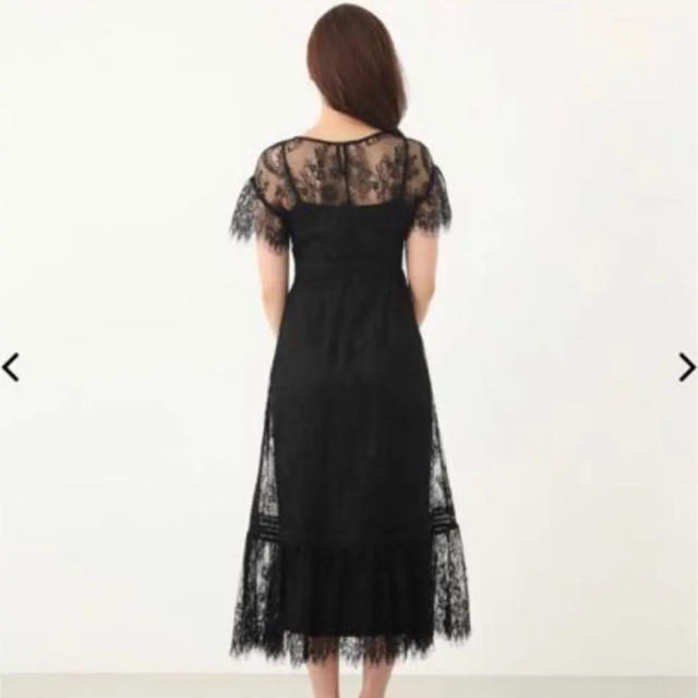 ★期間限定値下★Frill hem Lace Long OP ブラック 1