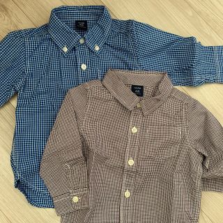 ベビーギャップ(babyGAP)のGAP シャツ　ブラウス2枚セット(ブラウス)