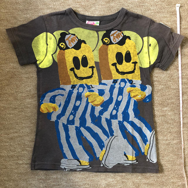 JAM(ジャム)のJAM Tシャツ 130  男女兼用 バックプリント バナナくん キッズ/ベビー/マタニティのキッズ服女の子用(90cm~)(Tシャツ/カットソー)の商品写真