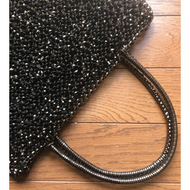 ANTEPRIMA(アンテプリマ)のアンテプリマ ワイヤーバッグ 黒 スクエア ラージサイズ レディースのバッグ(ハンドバッグ)の商品写真