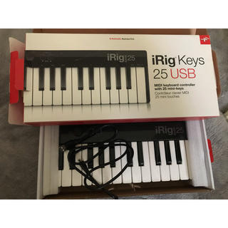 IK Multimedia iRig KEYS 25 モバイルUSBキーボード(MIDIコントローラー)