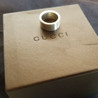 グッチ(Gucci)のGUCCI　リング　指輪　７号　シルバー(リング(指輪))