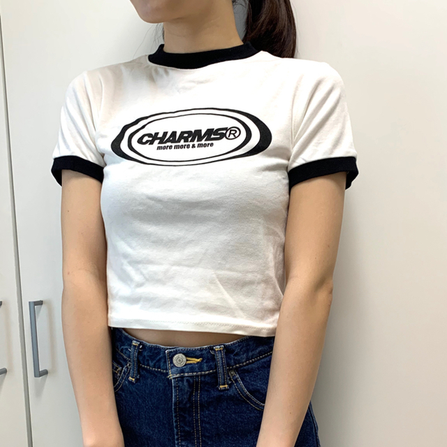 STYLENANDA(スタイルナンダ)のCHARM'SのTシャツ レディースのトップス(Tシャツ(半袖/袖なし))の商品写真