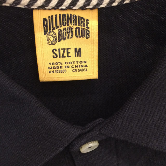 BBC(ビリオネアボーイズクラブ)のBBC ビリオネアボーイズクラブ ポロシャツ 黒 M メンズのトップス(シャツ)の商品写真