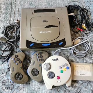 セガ(SEGA)のジャンク品　セガサターン本体セット(家庭用ゲーム機本体)