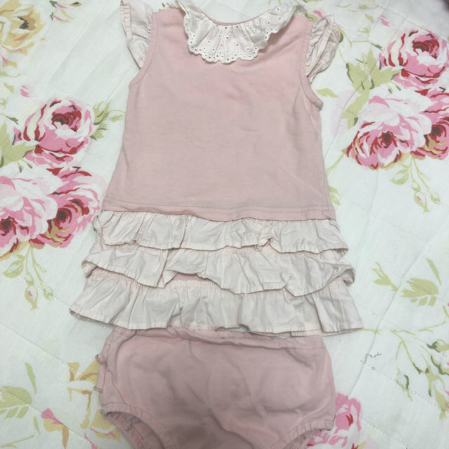 franche lippee(フランシュリッペ)の【まつださん専用】セットアップ 80 キッズ/ベビー/マタニティのベビー服(~85cm)(タンクトップ/キャミソール)の商品写真