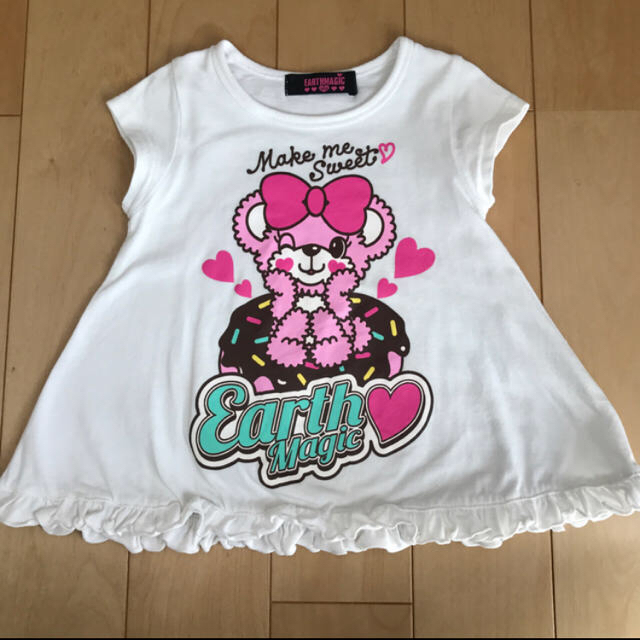 EARTHMAGIC(アースマジック)のpipipiさま専用♡アースマジックTシャツ　ジェニーパンツ　2点 キッズ/ベビー/マタニティのキッズ服女の子用(90cm~)(Tシャツ/カットソー)の商品写真