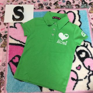 ロニィ(RONI)の新品★サンプルRONI★グリーンポロシャツ★S(Tシャツ/カットソー)