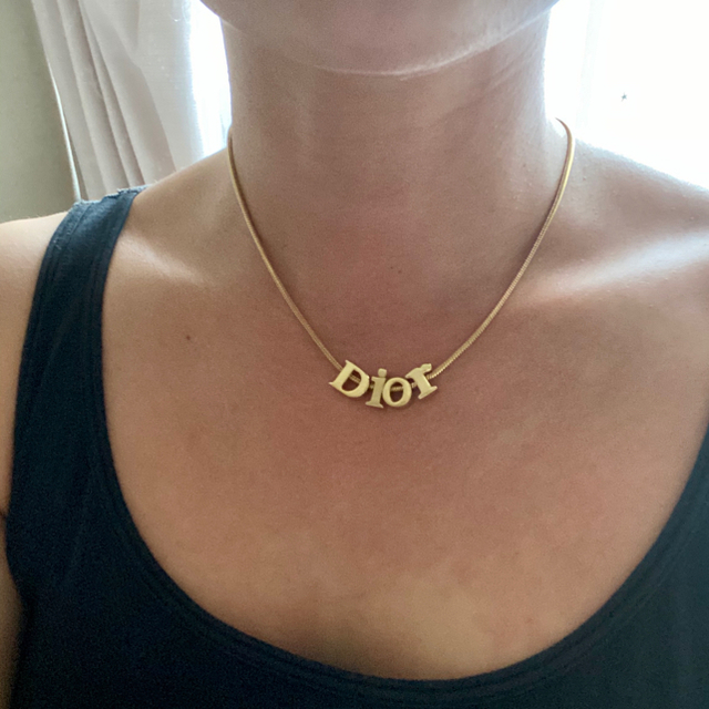かたに Dior イヤリングとネックレスのセットの通販 by うに's shop｜ディオールならラクマ - Dior ⓪アクセサリ