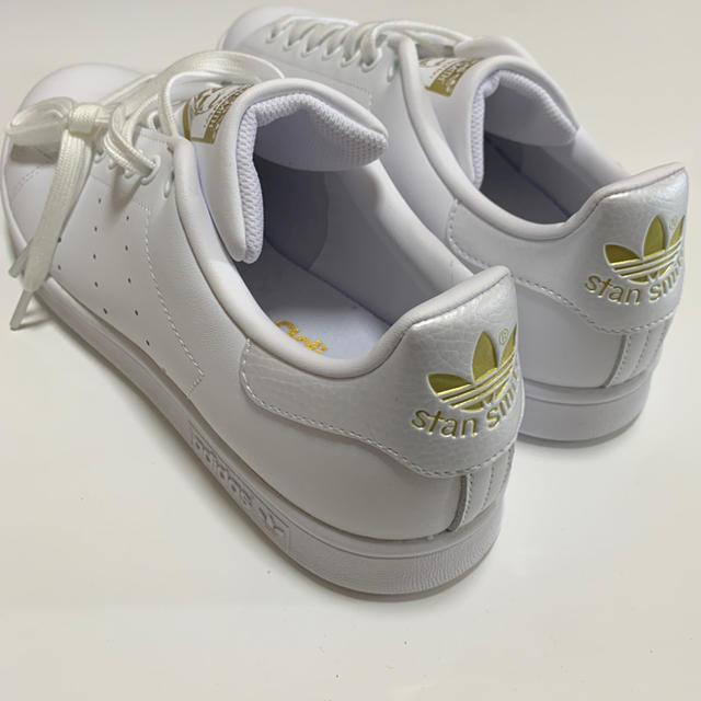 adidas スタンスミス　ホワイト×ゴールド 1