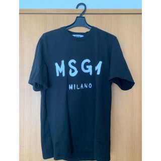 エムエスジイエム(MSGM)のMSGM 人気Tシャツ　ブラック　S(Tシャツ/カットソー(半袖/袖なし))