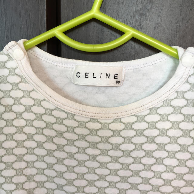 celine(セリーヌ)のセリーヌ 80 ロゴトップス キッズ/ベビー/マタニティのベビー服(~85cm)(シャツ/カットソー)の商品写真