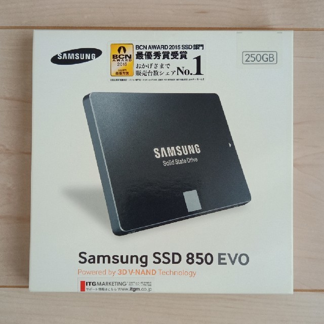 新品未開封 Samsung SSD 250GB 850 EVO