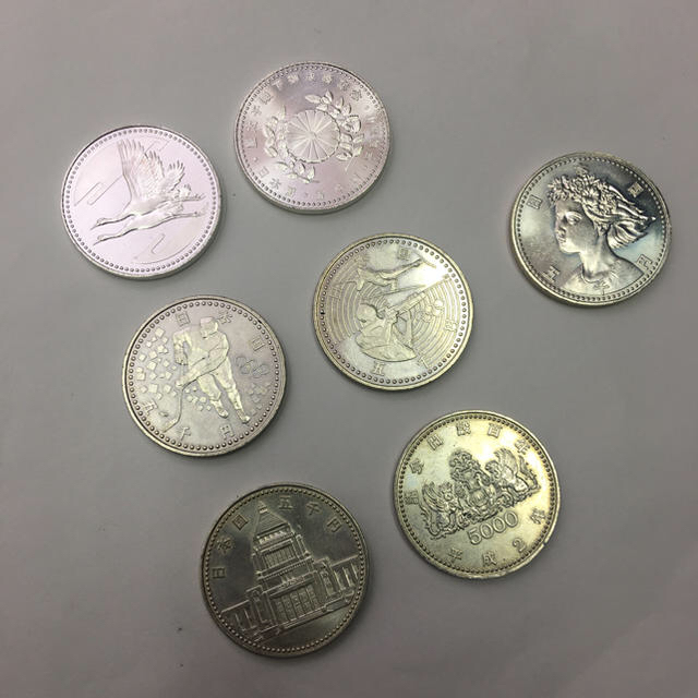 記念銀貨 　記念コイン　5000円　記念硬貨　7枚セット
