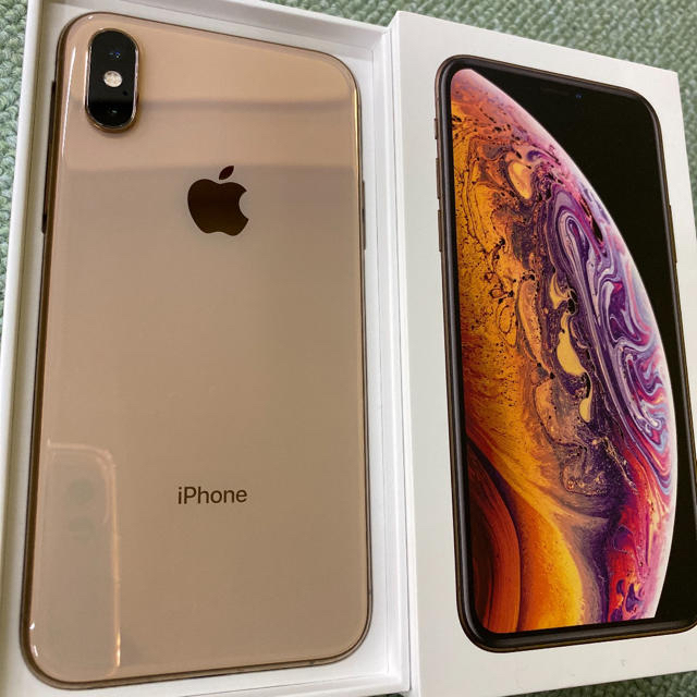 iPhone Xs Gold 256 GB docomo 【即日発送】 柔らかな質感の 17640円