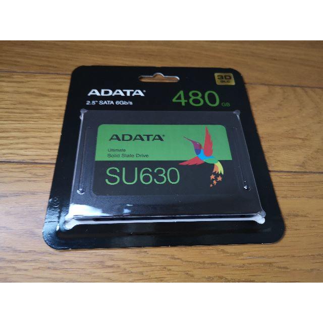 新品☆ADATA 2.5インチ 内蔵SSD 480GB SU630　送料無料