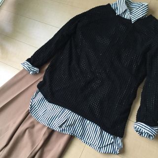 フォーエバートゥエンティーワン(FOREVER 21)のF21 重ね着 ニット(ニット/セーター)