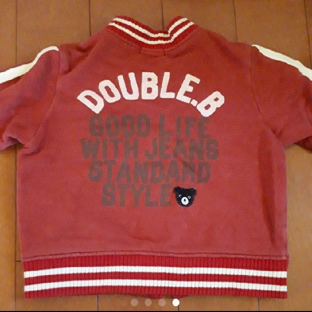 DOUBLE.B(ダブルビー)のDOUBLE.B　ブルゾン キッズ/ベビー/マタニティのキッズ服男の子用(90cm~)(ジャケット/上着)の商品写真