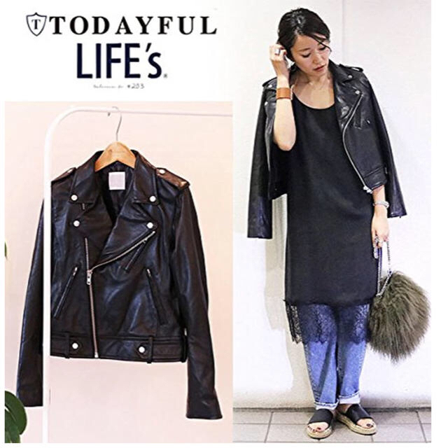 レディース★TODAYFUL★Leather Riders Jacket★レザージャケット