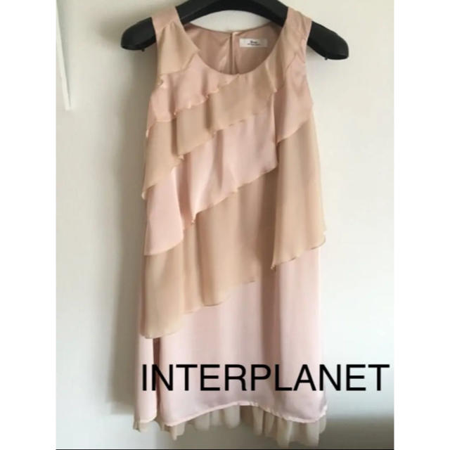 INTERPLANET(インタープラネット)の美品 インタープラネット ワンピース ドレス ピンク 02 春 送料込み♡ レディースのワンピース(ひざ丈ワンピース)の商品写真