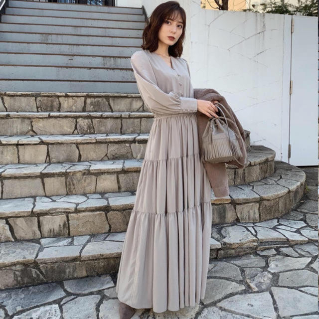 かんだまさん着用♡MOUSSY SHEER LONG SKIRTAラインスカート