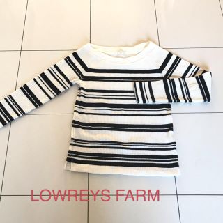 ローリーズファーム(LOWRYS FARM)のLOWREYS FARM ボーダー トップス サイズ M (カットソー(長袖/七分))