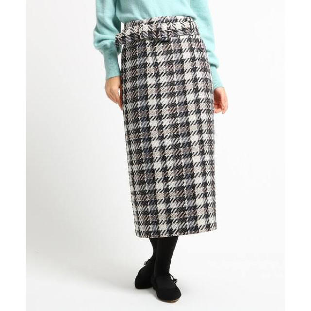 AG by aquagirl(エージーバイアクアガール)のAGbyaquagirl アクアガールラメチェック　スカート レディースのスカート(ロングスカート)の商品写真