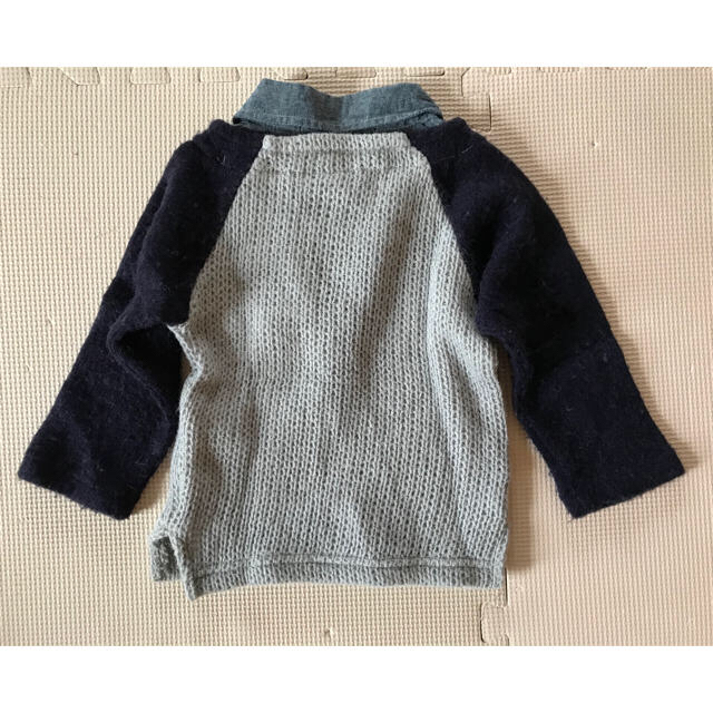 GLOBAL WORK(グローバルワーク)の【ico様専用】シャツセーター&カーディガン　GLOBAL WORK キッズ/ベビー/マタニティのキッズ服男の子用(90cm~)(ジャケット/上着)の商品写真