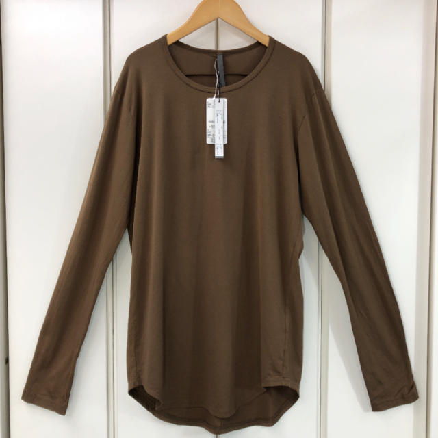 メンズ新品！ATTACHMENT 18AW 80/2度詰天竺クルーネック L/S(3)