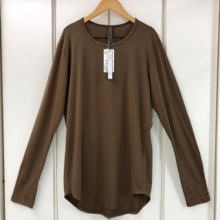 カズユキクマガイアタッチメント(KAZUYUKI KUMAGAI ATTACHMENT)の新品！ATTACHMENT 18AW 80/2度詰天竺クルーネック L/S(3)(Tシャツ/カットソー(七分/長袖))