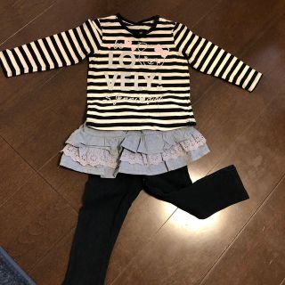 ジェニィ(JENNI)のプロフィール必読♡chakky 様専用！ジェニー  長袖T＆サンカンシオンセット(Tシャツ/カットソー)