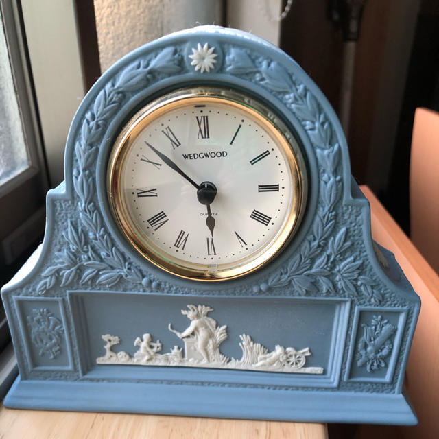 超美品 【新品】ウェッジウッド WEDGWOOD マントルクロック 置き時計