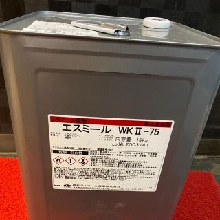 アルコール75% 18L入り　一斗缶　新品空霧吹き付き(アルコールグッズ)