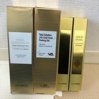 ザセム(the saem)のGOLD SNAIL Wrinkle Plumper 2X Power(美容液)